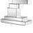 Amla 47.3" Modern Mirrored Tiered Console Table Entryway Table