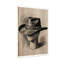 Chapeau de cowboy tendance sur croquis de mannequin en bois-2037816143