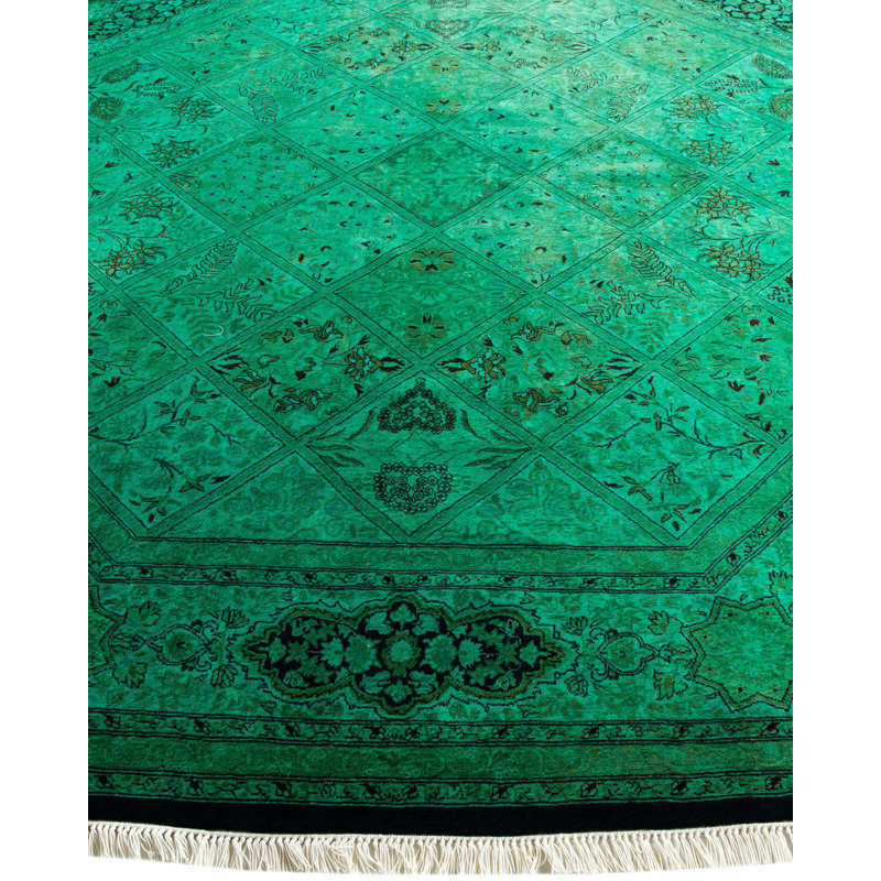 Fine Vibrance One-of-a-Kind 7' 1" x 7' 1" Hand Knotted Area Rug