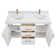 Cloverfield 60'' Double Bathroom Vanity with Cultured Marble Top