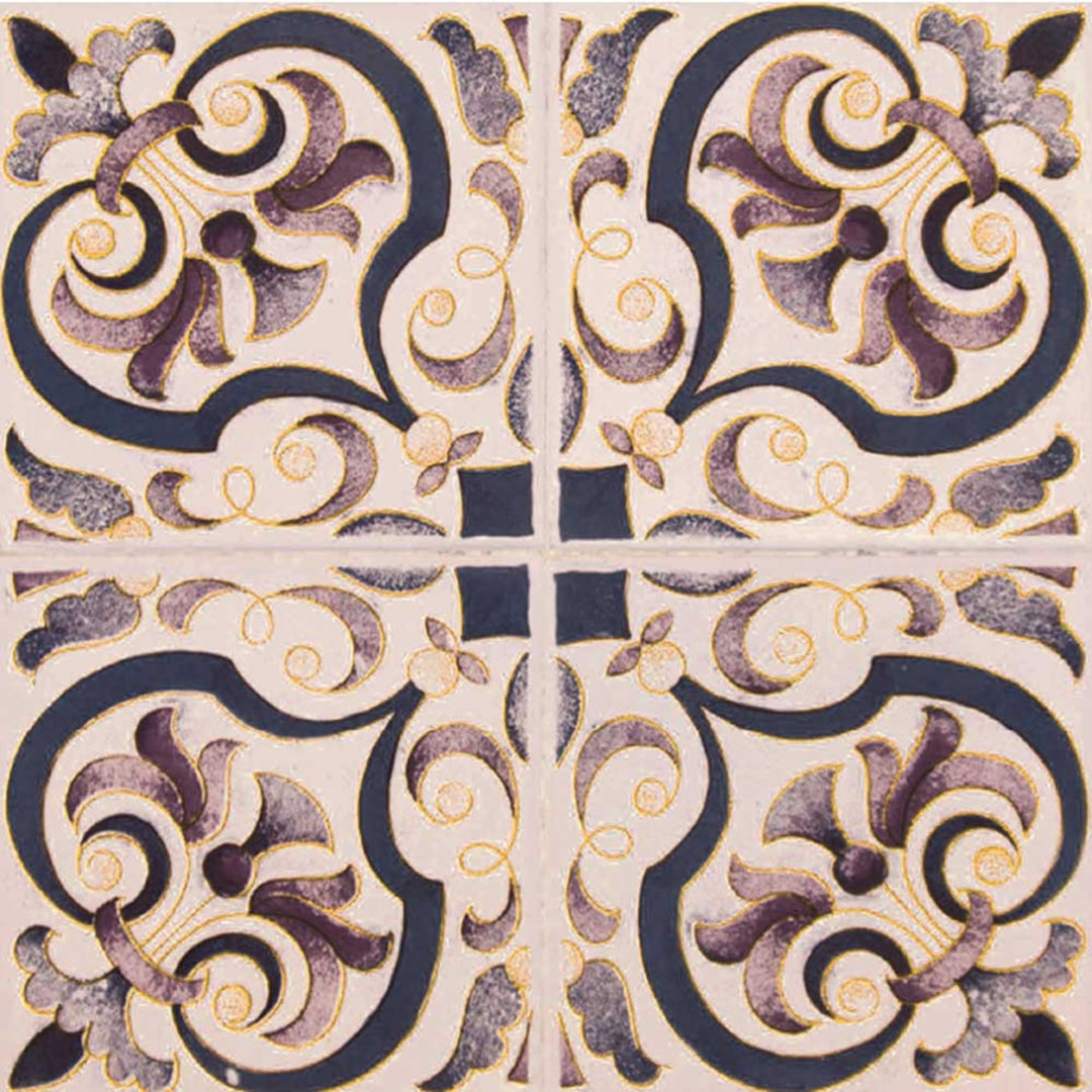 4'' W x 4'' L Vinyl Peel and Stick Mosaic Tile (Set of 24) Mi Alma