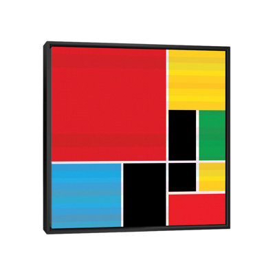 Albree Modern Colored Composition, impression sur toile