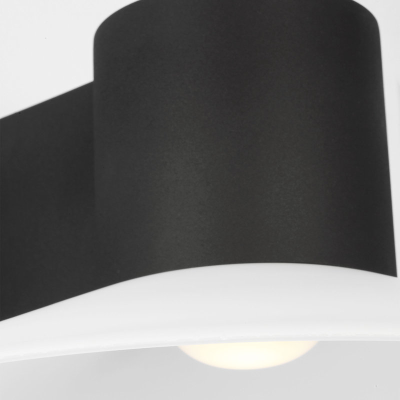 LED Wall Light, 10 W, 8.5" H x 16" W x 18" D