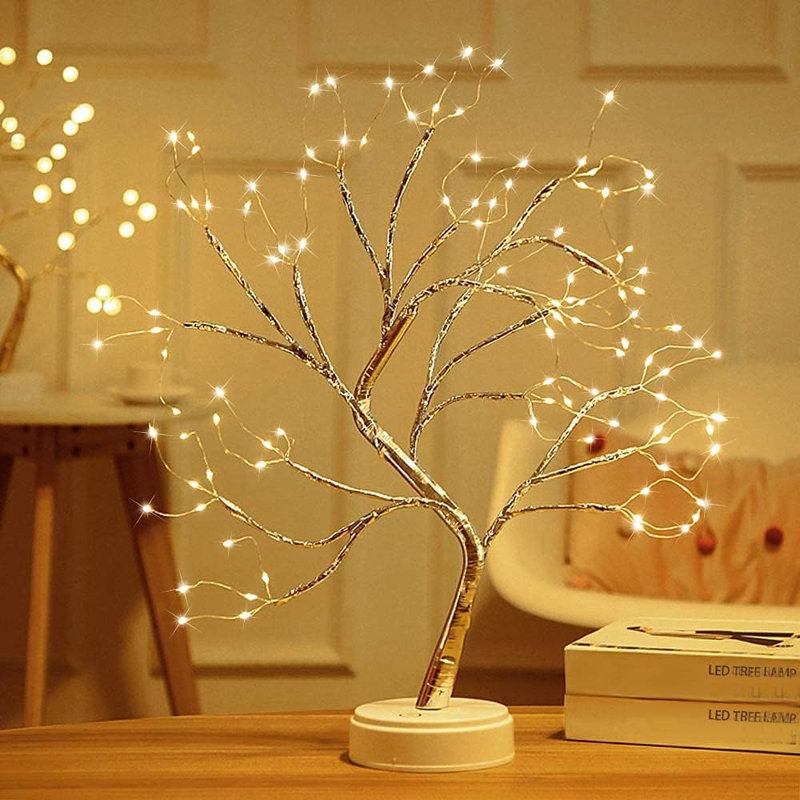Tabletop Bonsai Tree DIY Artificial Night Light