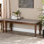 Polyester Blend Upholstered Bench-994576472-994576455