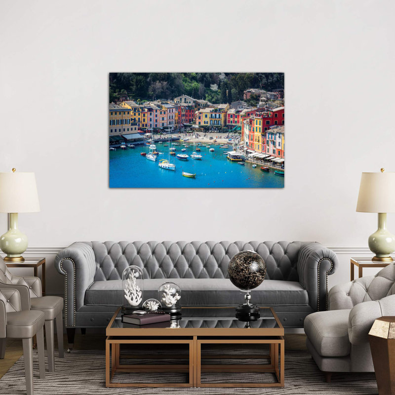 Portofino by Marco Carmassi - No Frame Print on Canvas, 66.04 cm H x 45.72 cm W x 3.175 cm D