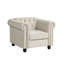 Fauteuil en lin touffeté 39 po-28475379