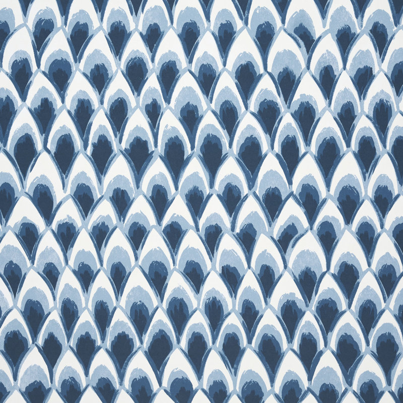 Ensemble de panneaux Schumacher x Mark D. Sikes, Indigo
