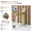 Robinet élégant pour salle de bain à poignée simple 7 1/2 po Solace Riela-105258615