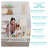 Flexi Extra Wide Baby Gate, Fits Openings 28-76"