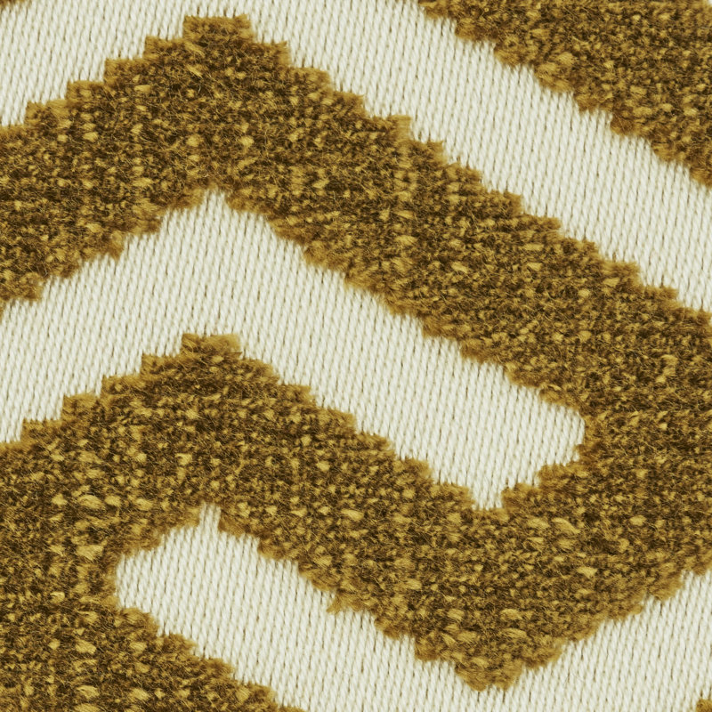 Tissu en velours Ming Fret, Bronze