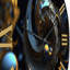 Horloge murale en métal-93393724