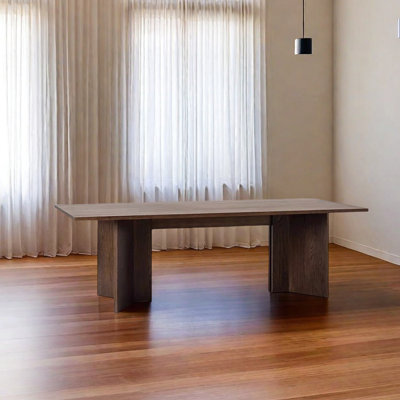 Oak wood vintage dining table