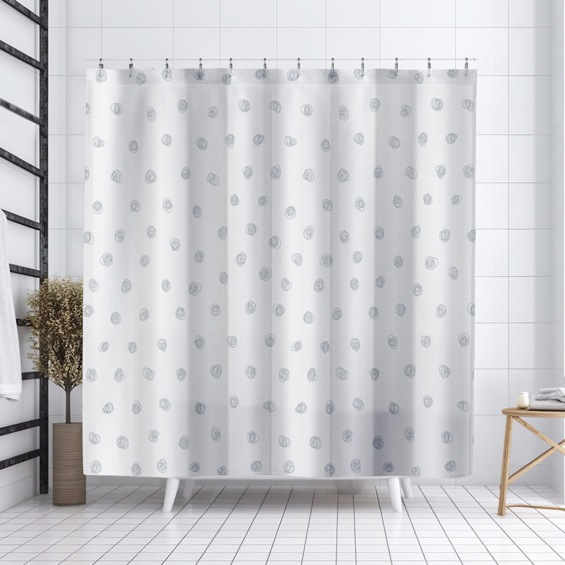 Rideau de douche Coco, Gris
