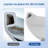 Two-Piece Toilet For Bathroom, Elongated Toilet With Comfort ADA Height 19", Soft Close Seat