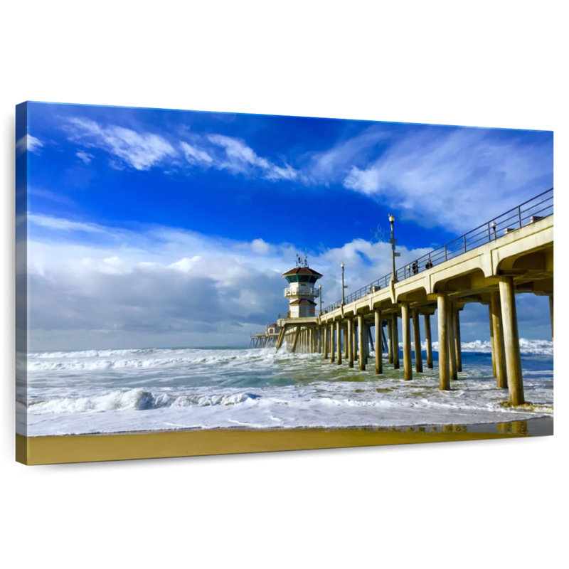 Huntington Pier Waves, H 20 po x l 30 po