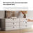 Solorio 31.4in Modern Three Drawer Storage Chest, Nightstand For Bedroom