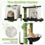 Tour pour arbre à chat 71,3 po - Mobilier d'intérieur pour chat Panda Design