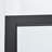 Arcos 34 in. W x 74 in. H Framed Fixed Glass Panel with Clear Glass-83458609