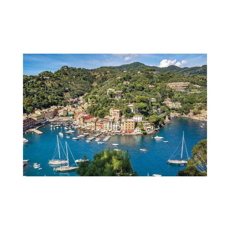 Town Of Portofino, Liguria, Italy by Jan Becke - Wrapped Canvas Print, 20.32cm H x 30.48cm W x 1.905cm D