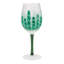 Verre à vin artisanal Enesco Lolita Christmas
