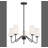 Higginson 5 - Light Chandelier in Black-788536558