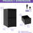 2 Drawer Metal File Cabinet With Lock - Enhance Office/home Space Steel Build Smooth Functioning Tilt Design Accommodates A4 Legal/letter Size Vertical Solution Structure Movement Feature For Files-511780977