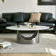 Table basse moderne minimaliste ovale en marbre-1116376132
