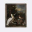 The Floating Feather Print by Melchior D'Hondecoeter