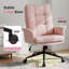 Chaise de bureau pivotante rembourrée-1619210728