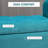 50" Storage Bench By , Teal. Upholstered With Velvet. Button , Rolled Arms, Wood Legs. For Bedroom, Living Room, Entryway. Hidden Area. 264 Lbs Static Weight. Assembly Required Entryway Storage, Teal