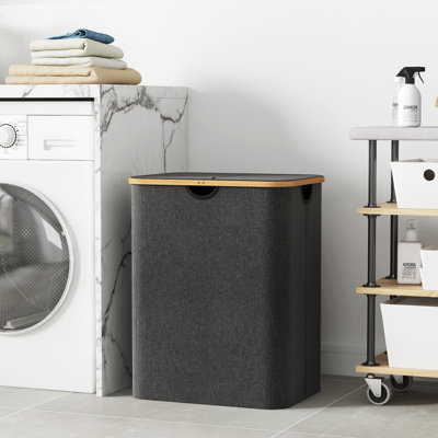 Laundry Hamper And Waste Basket Set