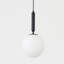 1 Light Globe Pendant Light White Glass Ball Shade-956343050