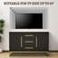 Buffet de rangement moderne de luxe avec 2 portes et 3 tiroirs ZMZ