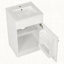 Meuble-lavabo de 20 po avec lavabo, meuble-lavabo avec tablette de porte et tablette réglable -111832494-111832493