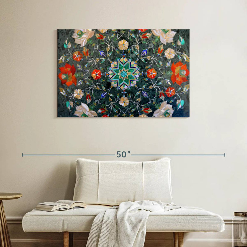 Kerner Mosaic Flower, 26" H x 39" W
