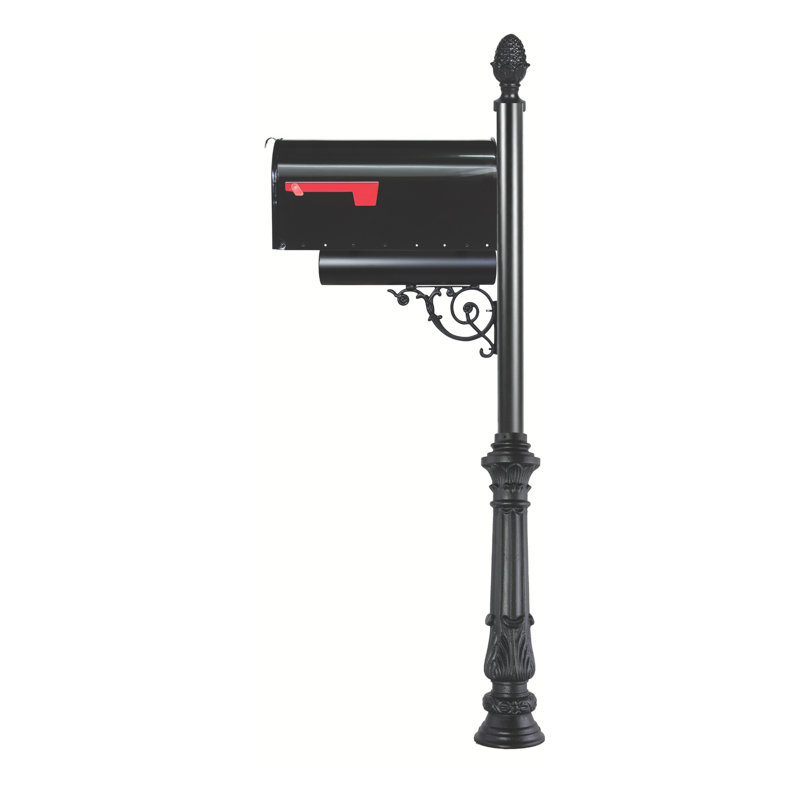 Aluminum Post Mounted Mailbox