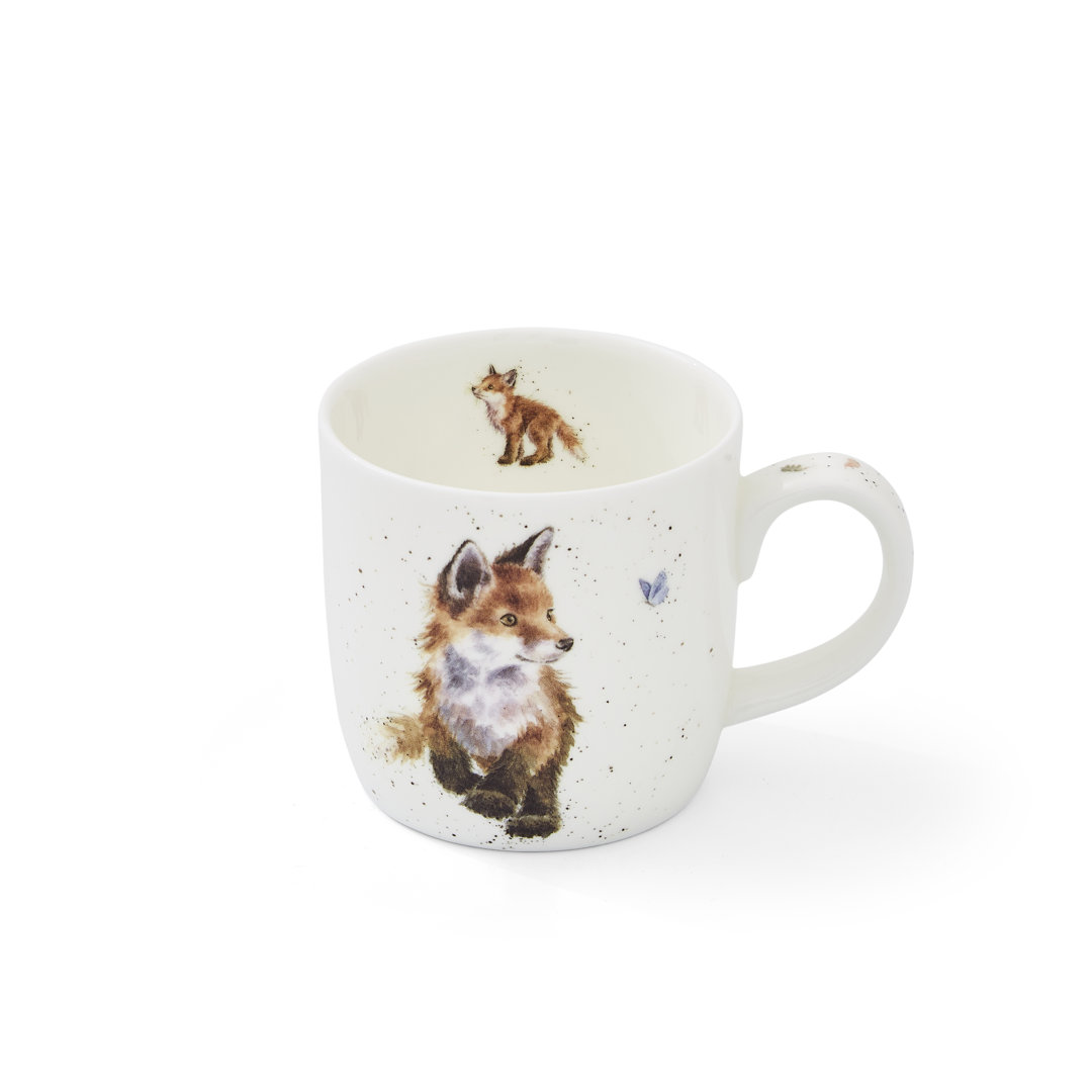 Wrendale Designs, Fine Bone China - Born to be Wild (Fox) Mug