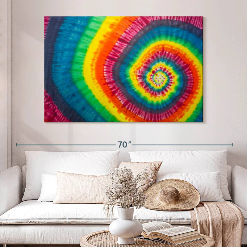 Avery Spiral Tie Dye abstrait