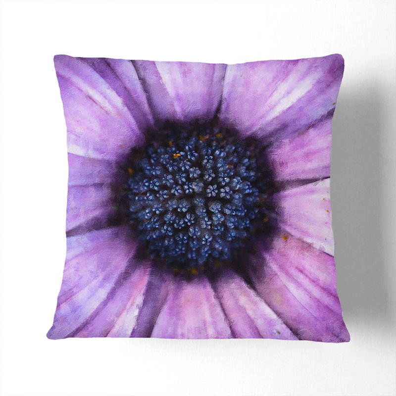Square Throw Cushion, Black, 55cm H x 55cm W x 20cm D