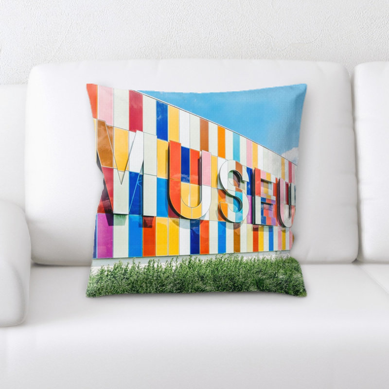 Microsuede Reversible Throw Pillow