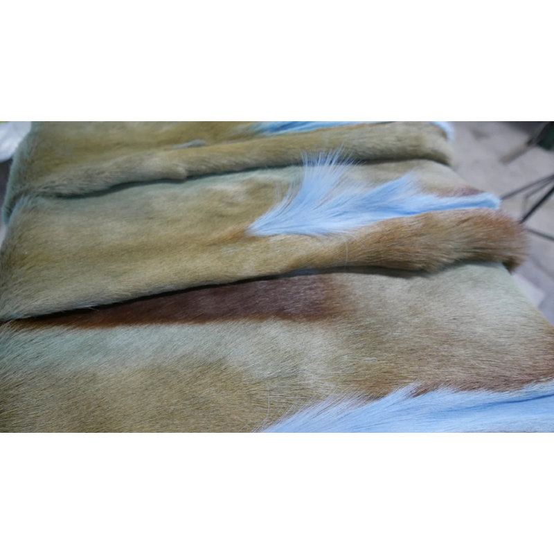 Dyed Baby Blue Springbok Hide (Genuine Hide)