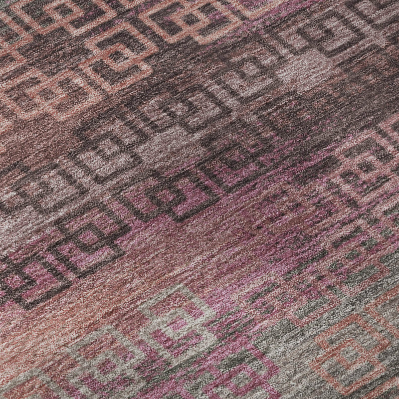 Tapis rayé de qualité supérieure Mayfield, Sarcelle, 9 pi x 12 pi