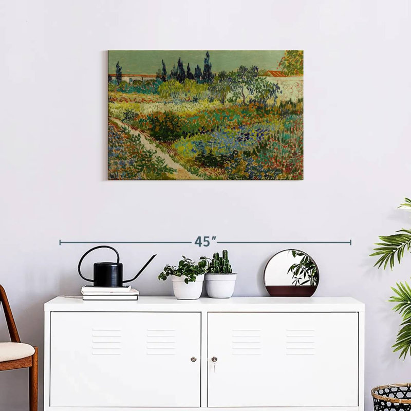 Jardin d'Alvord à Arles, H 20 po x l 30 po