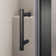 31.5'' - 33'' W x 72'' H Pivot Shower Door with Clear Tempered Glass