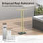 Porte-serviettes sur pied pour salle de bain H 37 po avec base en marbre SUS304-107134584