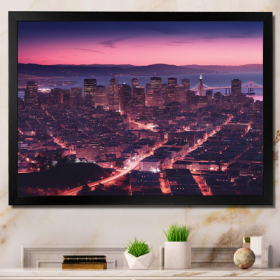" San Francisco Skyline And Bay Bridge VI "