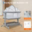 Lit de bébé pliable Garvee