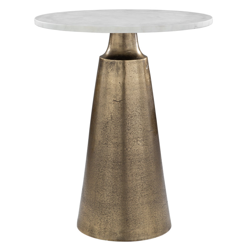 Sumiya Antique Brass Accent Table