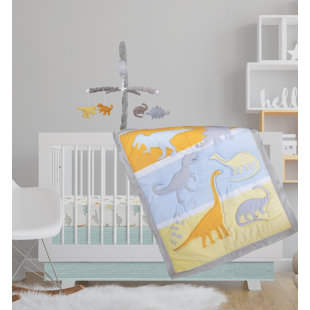 Ensemble de literie pour lit de bébé 4 pièces Dino Land